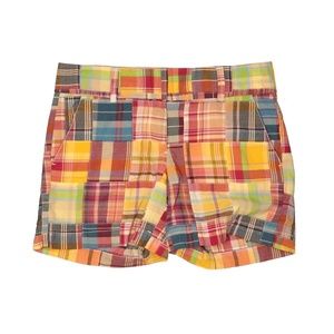 Talbots Madras The Daily Shorts Women's Size 6p